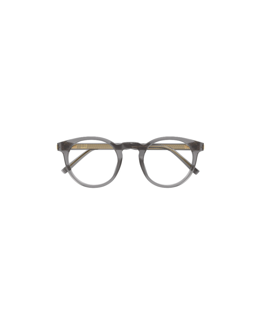 DUNHILL METALLIC-FINISH ROUND-FRAME GLASSES