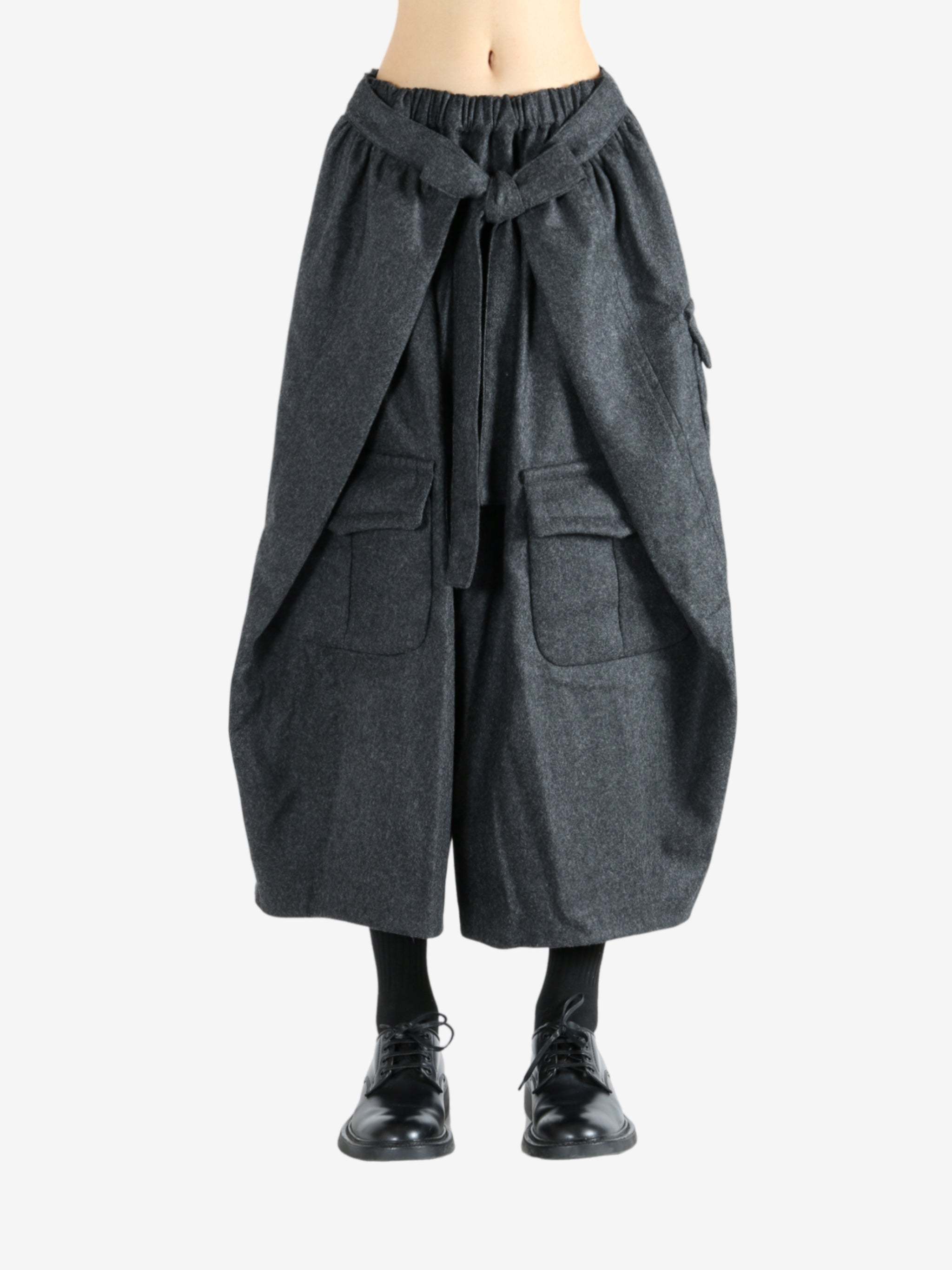Comme Des Garçons Elasticated-waist Trousers In Black