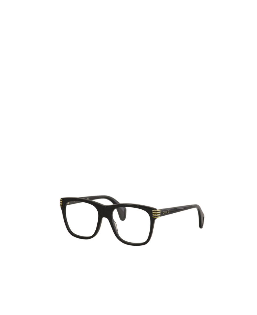 GUCCI BLACK LOGO SQUARE FRAME FLAT MIRROR 