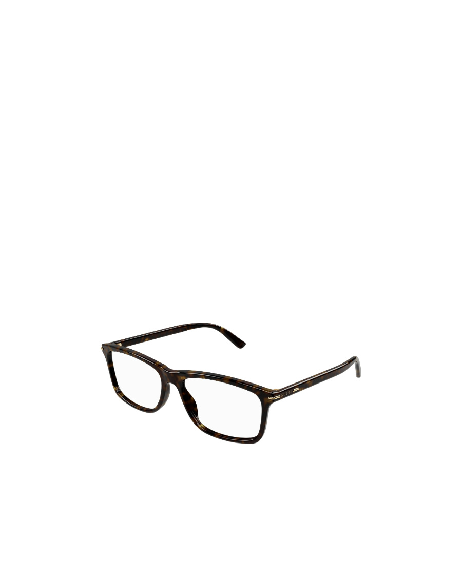 Gucci Gg1447o Tortoiseshell Rectangle-frame Glasses In Black