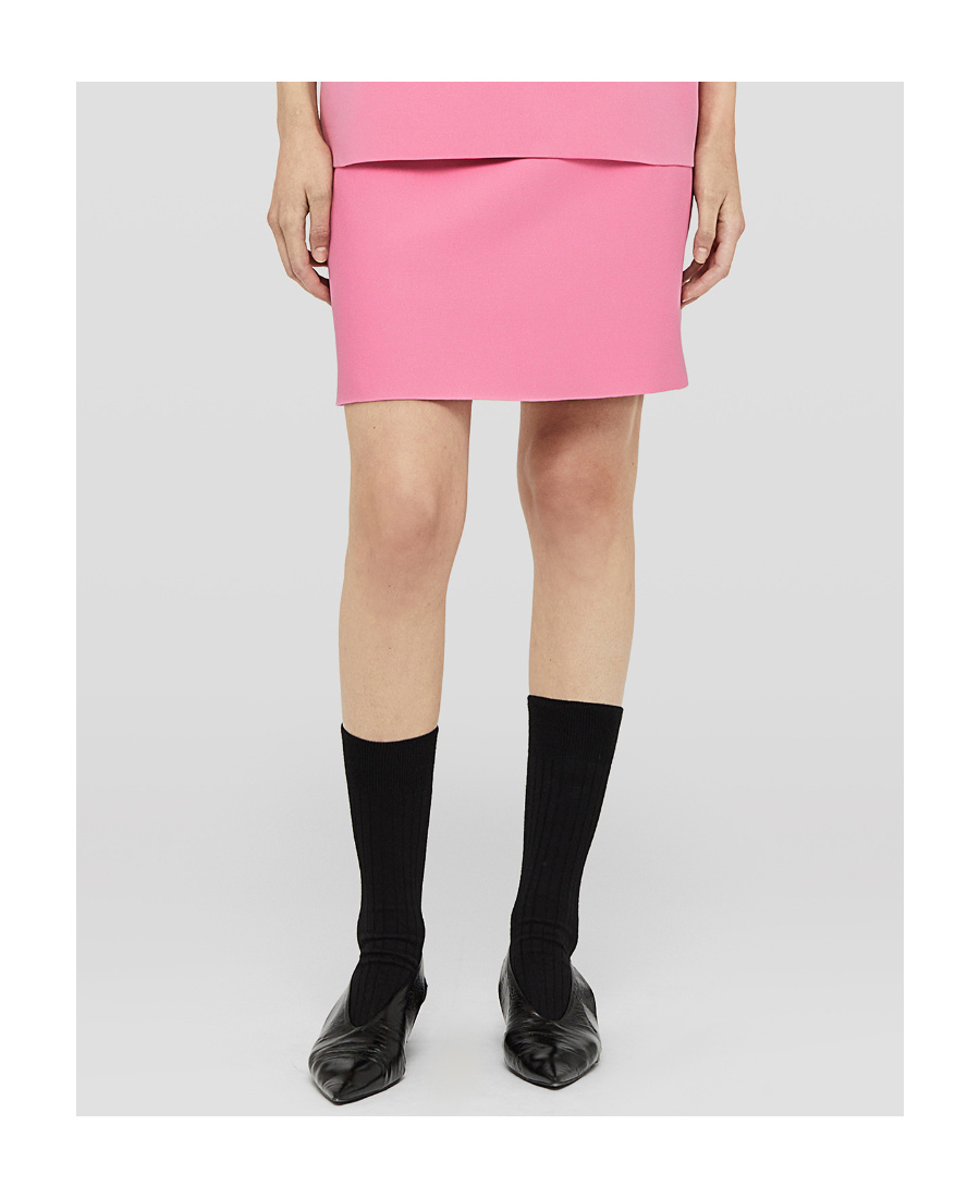 Jil Sander A-line High-waisted Mini Skirt In Pink