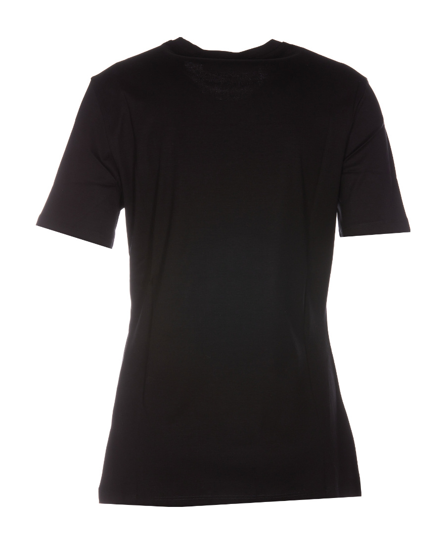 Versace Micro-standard Short-sleeved T-shirt In Black
