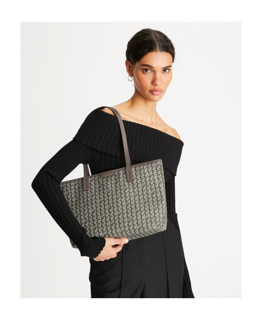 Tory Burch Small Zip Shopping Bag Always Ready In Green
