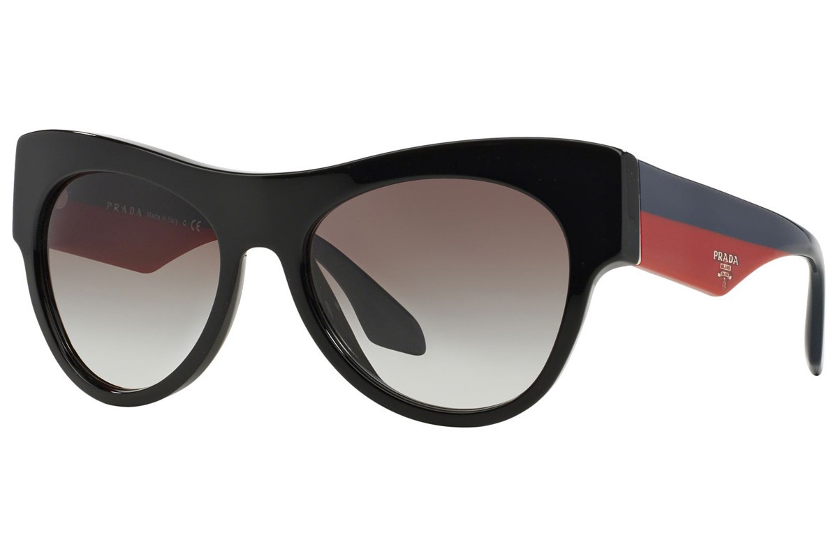 Prada Gradient Sunglasses In Black