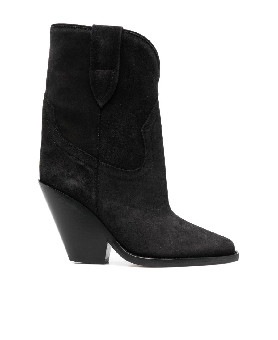 ISABEL MARANT LEYANE SUEDE COWBOY BOOTS