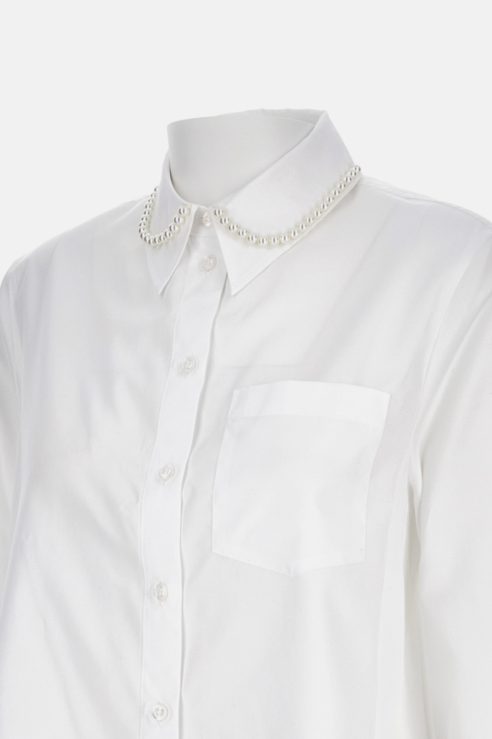 Simone Rocha Lapel Shirt In White