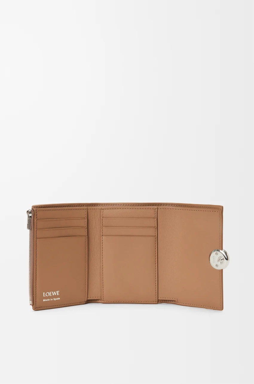 Loewe Small Vertical Wallet In Brown