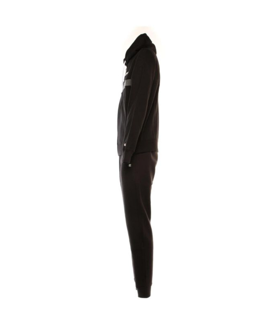 Champion Logo Details Sports Suit In Black