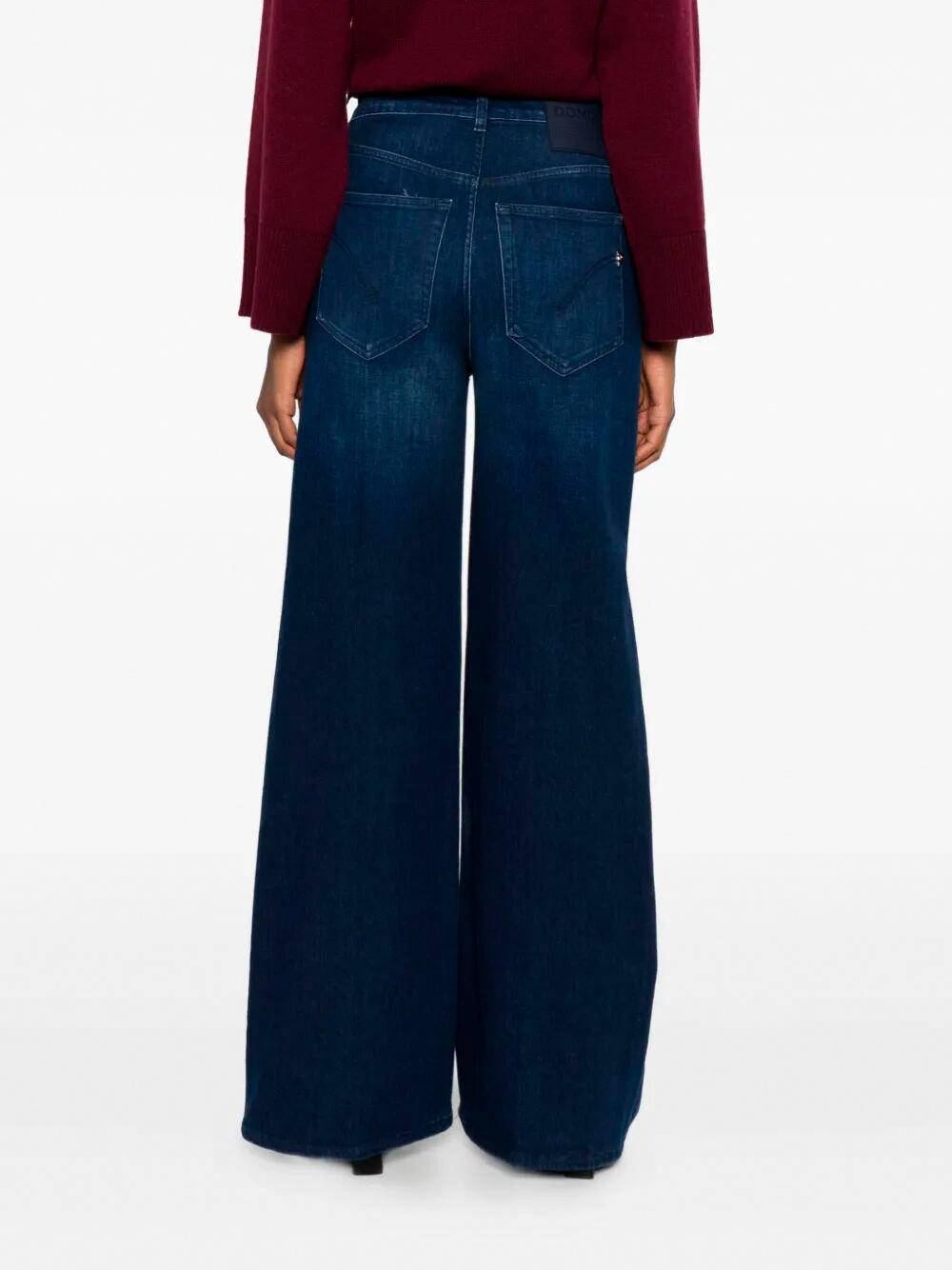 Dondup Five-pocket Cotton Jeans In Blue
