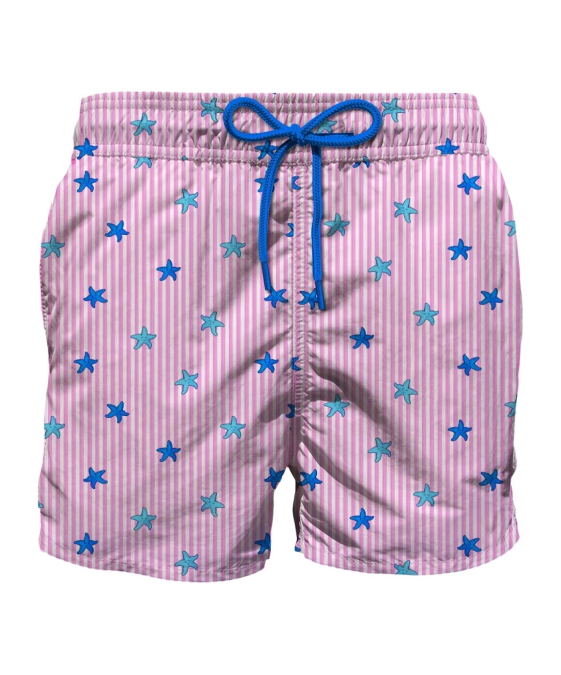 Mc2 Saint Barth Costume Comfort Light Rosa Con Stampa Granchi In Pink
