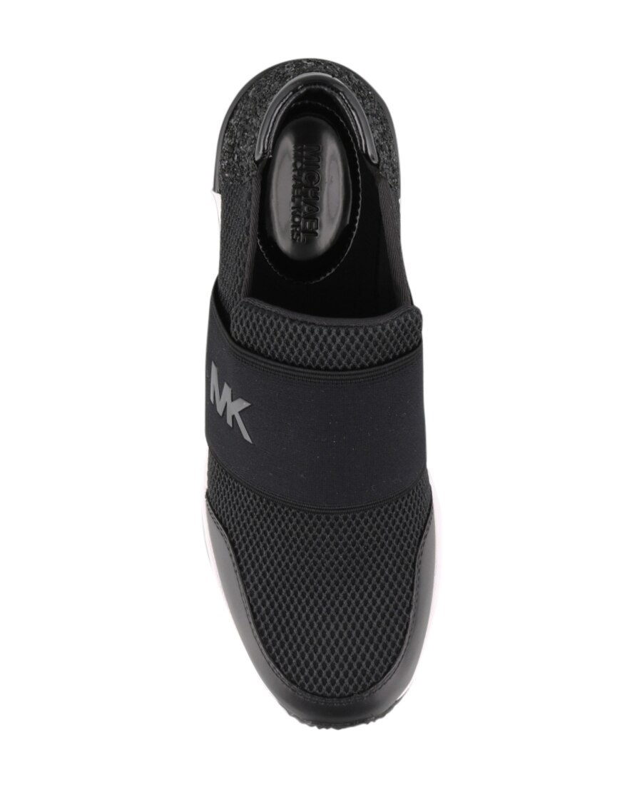 Shop Michael Kors Felix Slip-on Sneakers In Black