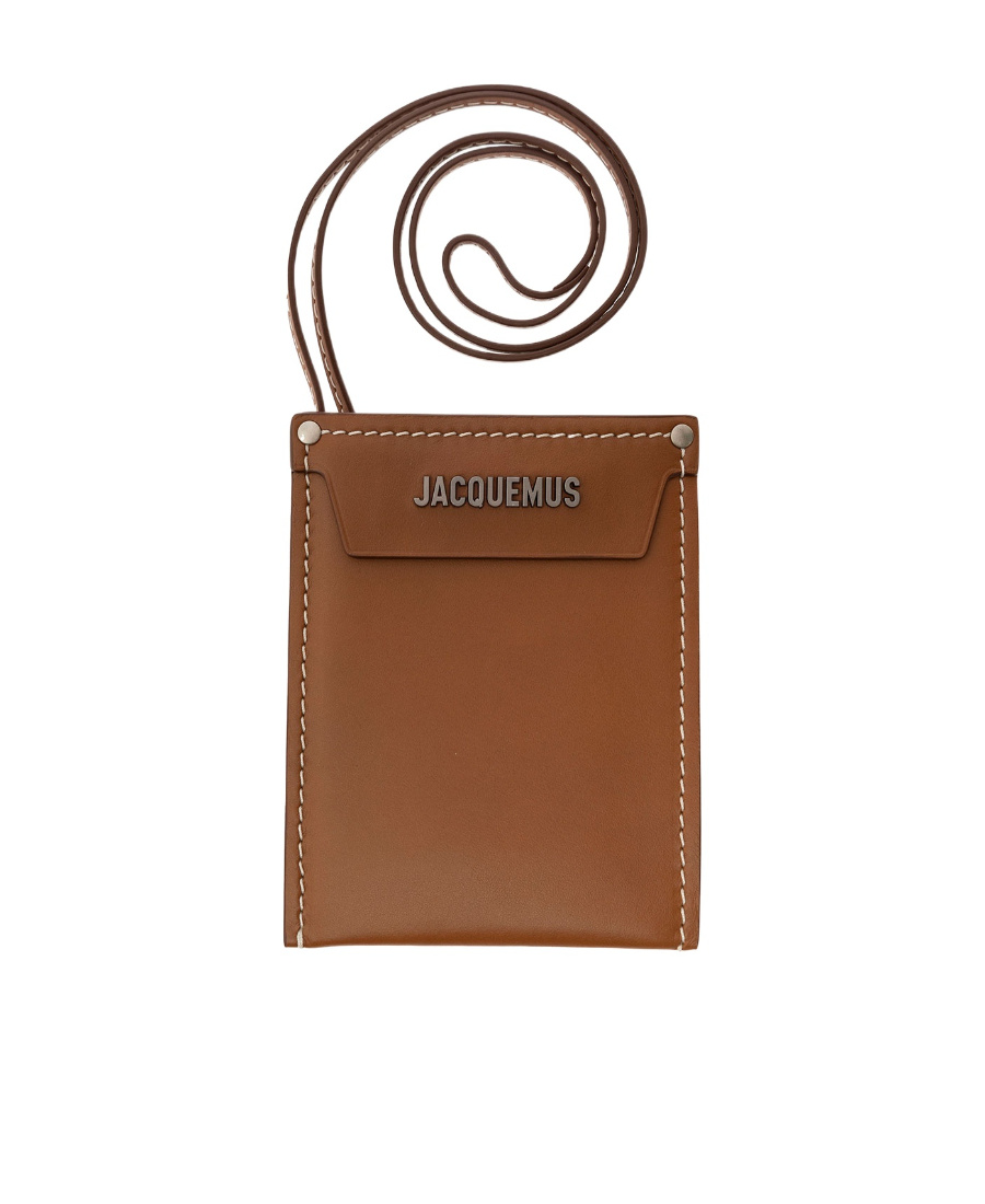 Jacquemus Le Porte Poche Meunier Leather Wallet In Brown