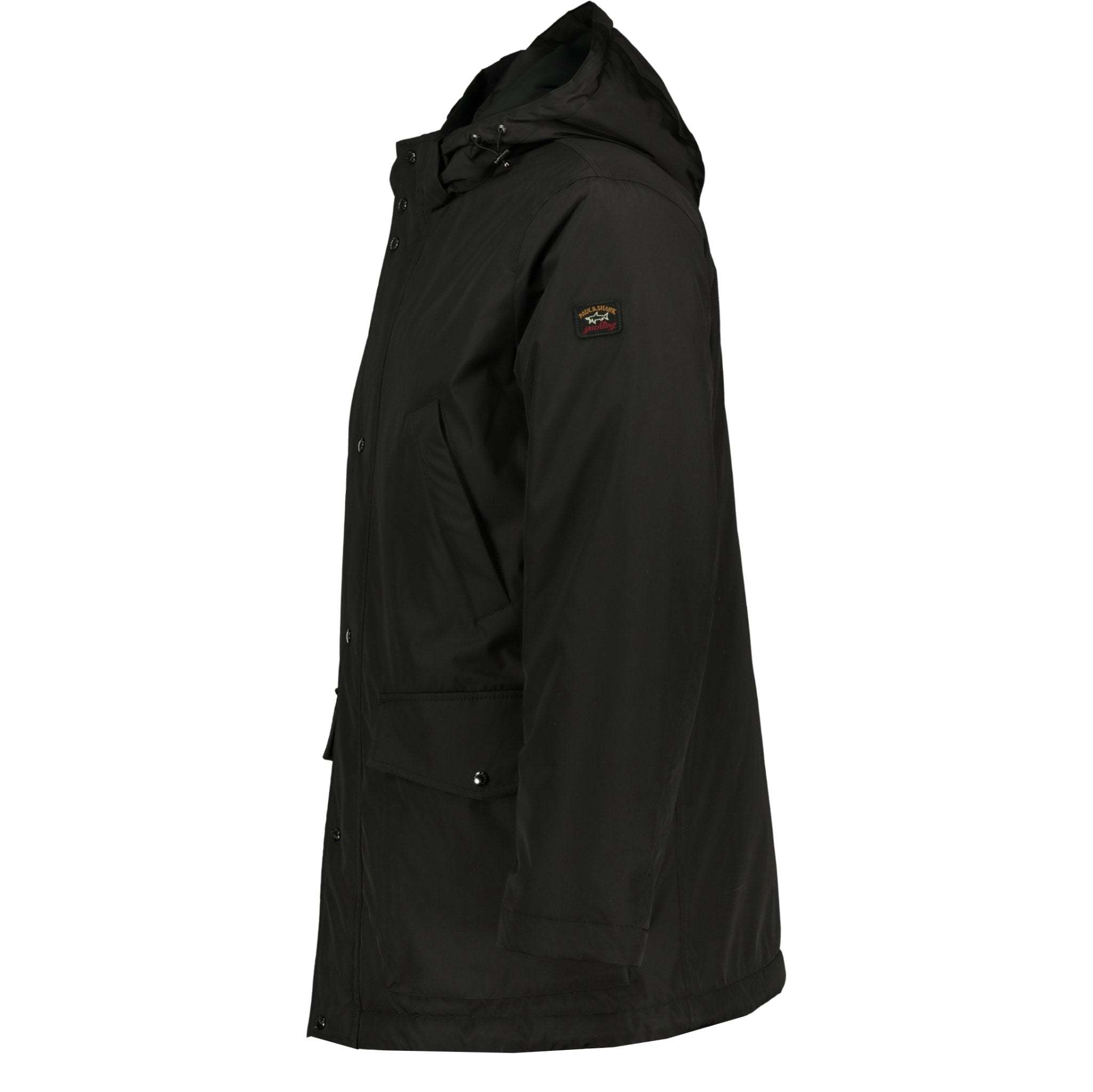 Paul & Shark Emblem Cotton Suit In Black