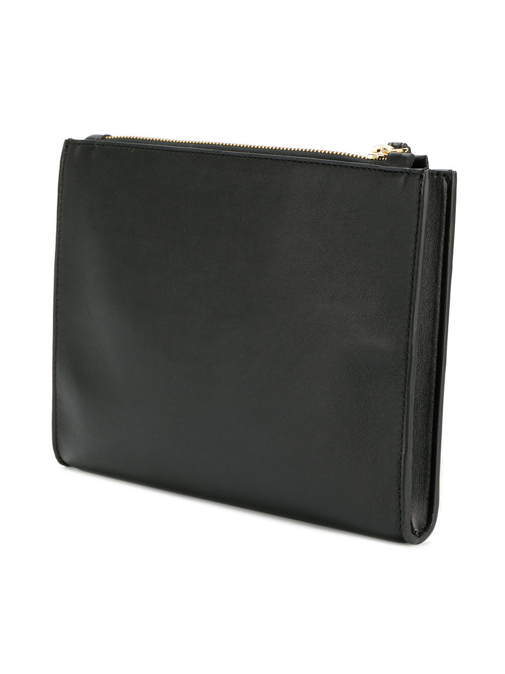 Stella Mccartney Stella Logo Clutch Bag In Black
