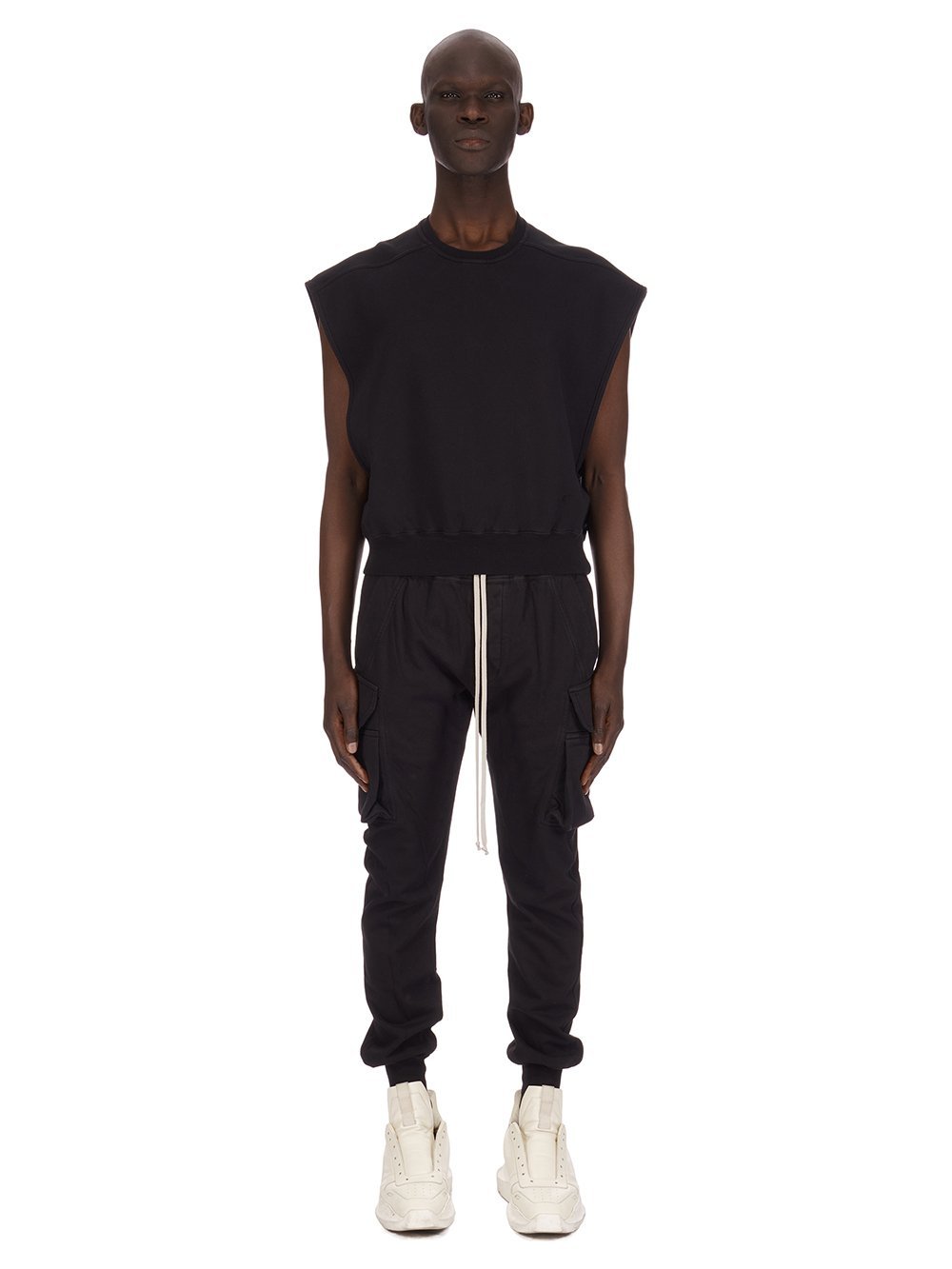 Shop Rick Owens Drkshdw Mastodon Cargo Trousers In Black