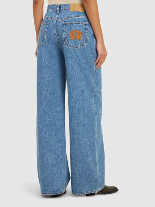 Shop Blazé Milano Belt-loop Jeans