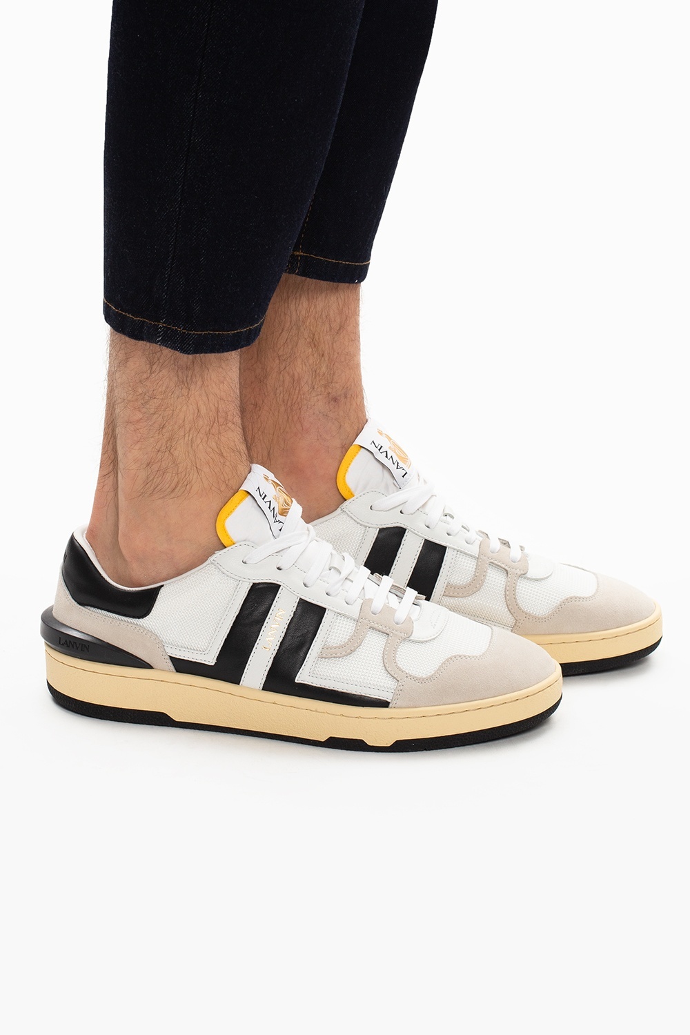 Lanvin "clay" Low Top Sneaker In White