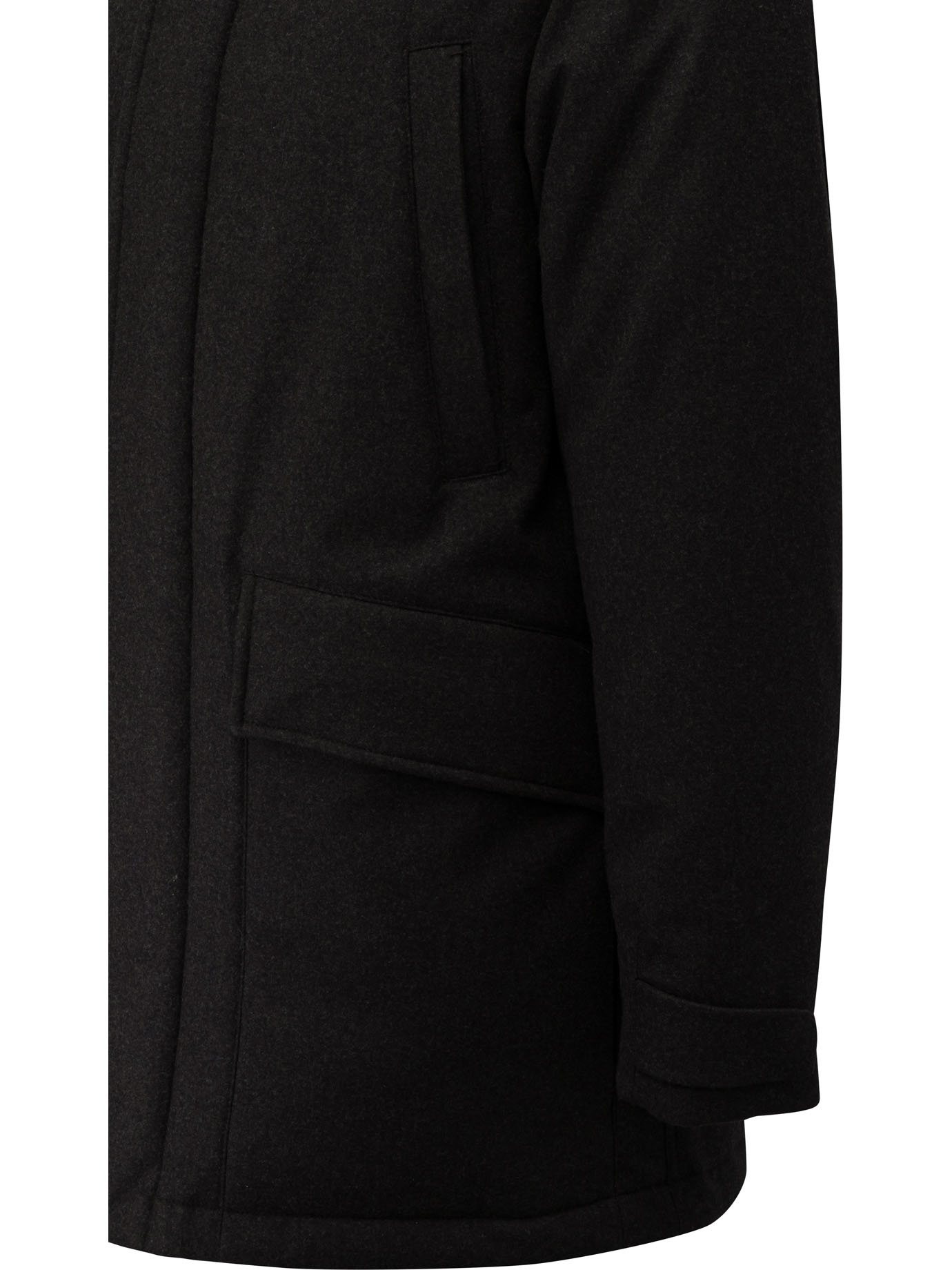 Zegna Jacket With Zip Closure In Black