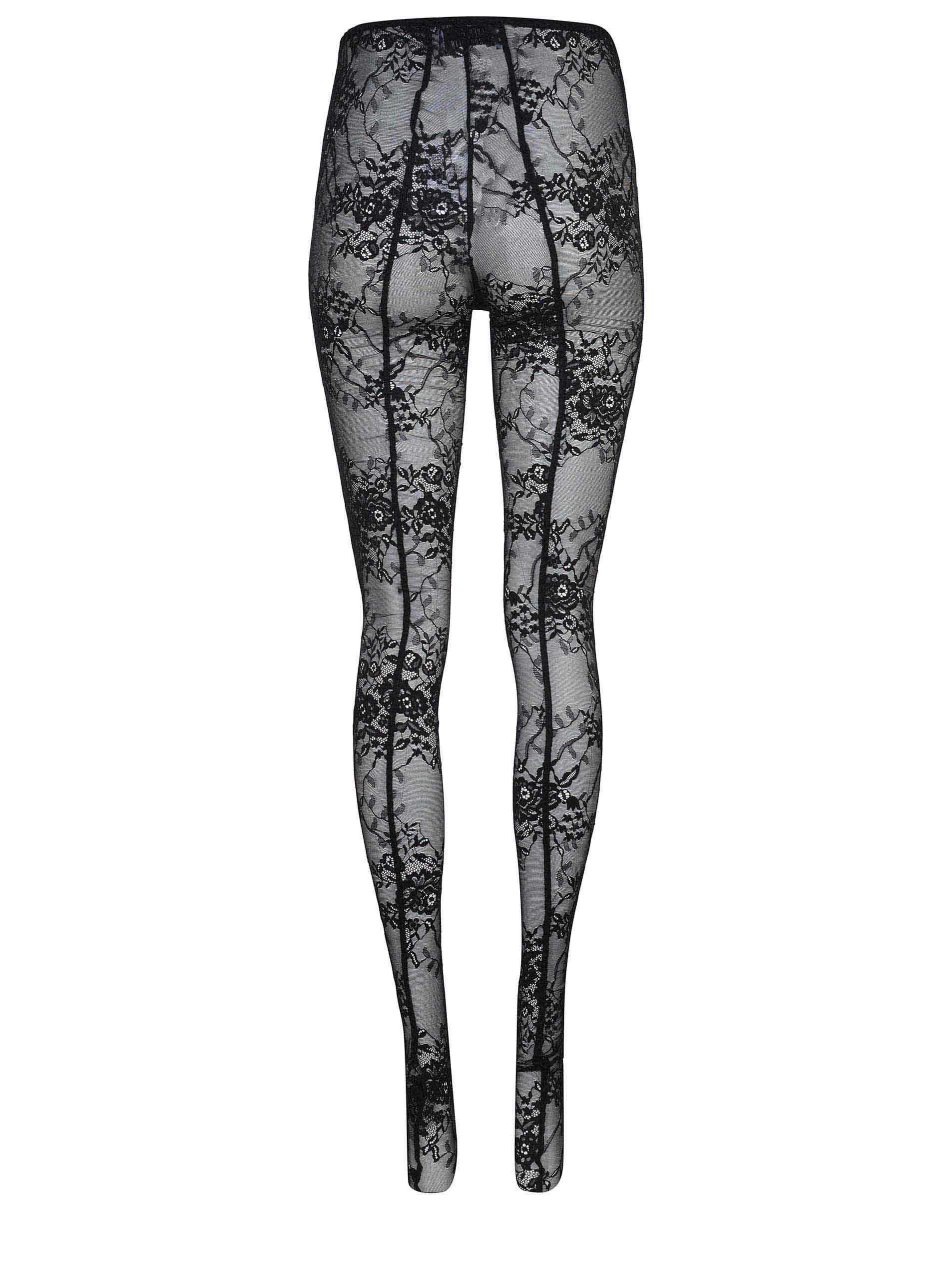 Giuseppe Di Morabito Lace Leggings In Black
