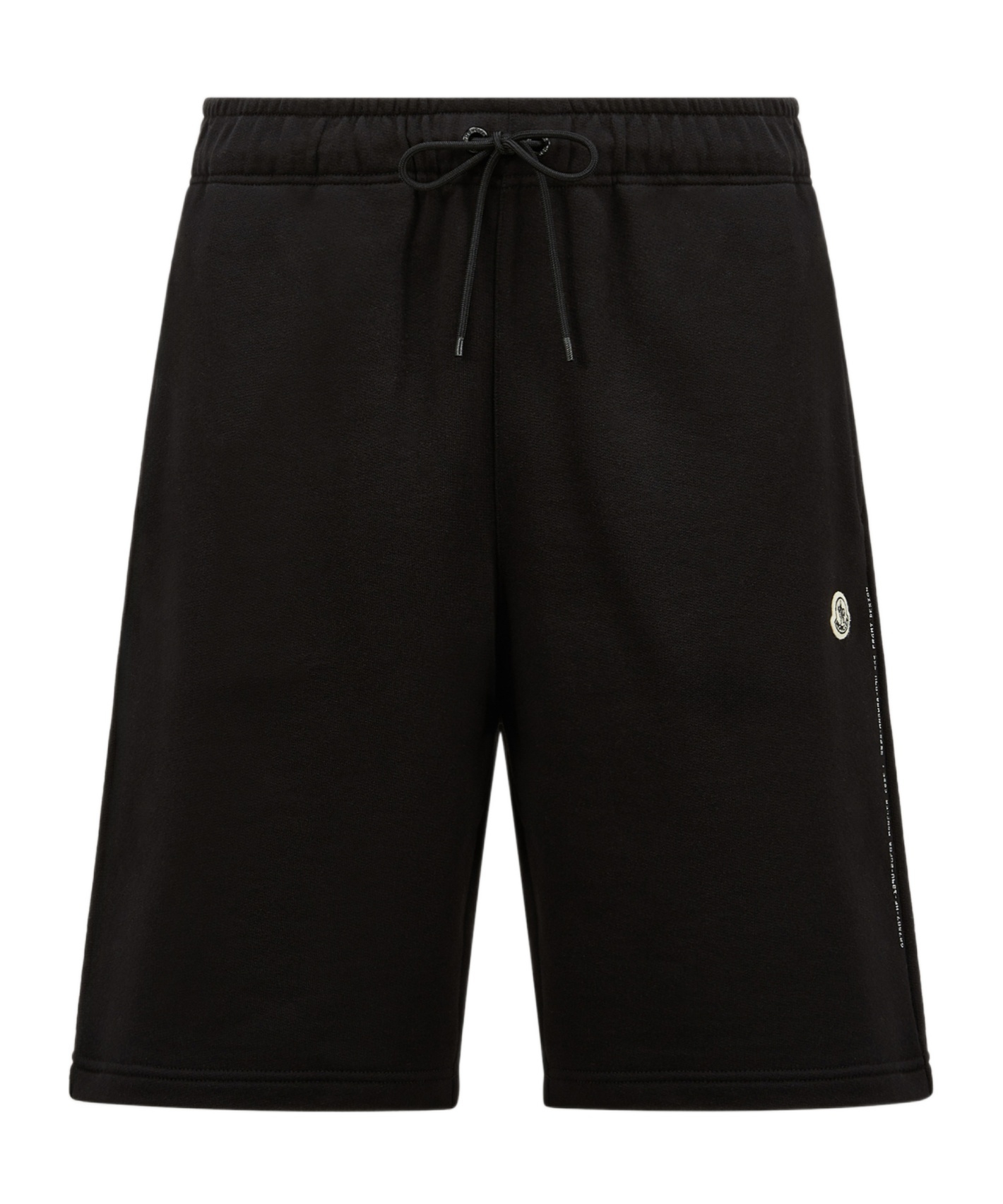 Moncler X Frgmt Embroidered Logo Shorts In Black