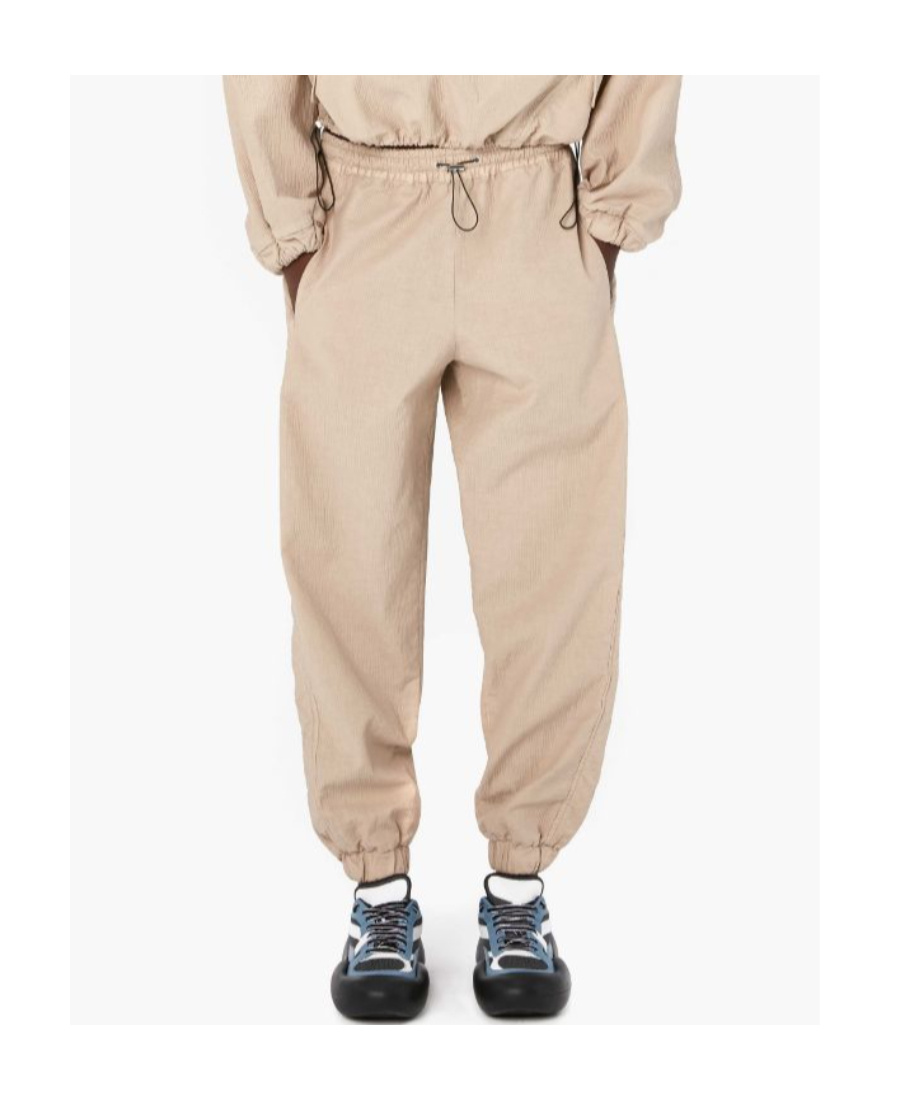 Jw Anderson Tapered-leg Track Pants In Nude