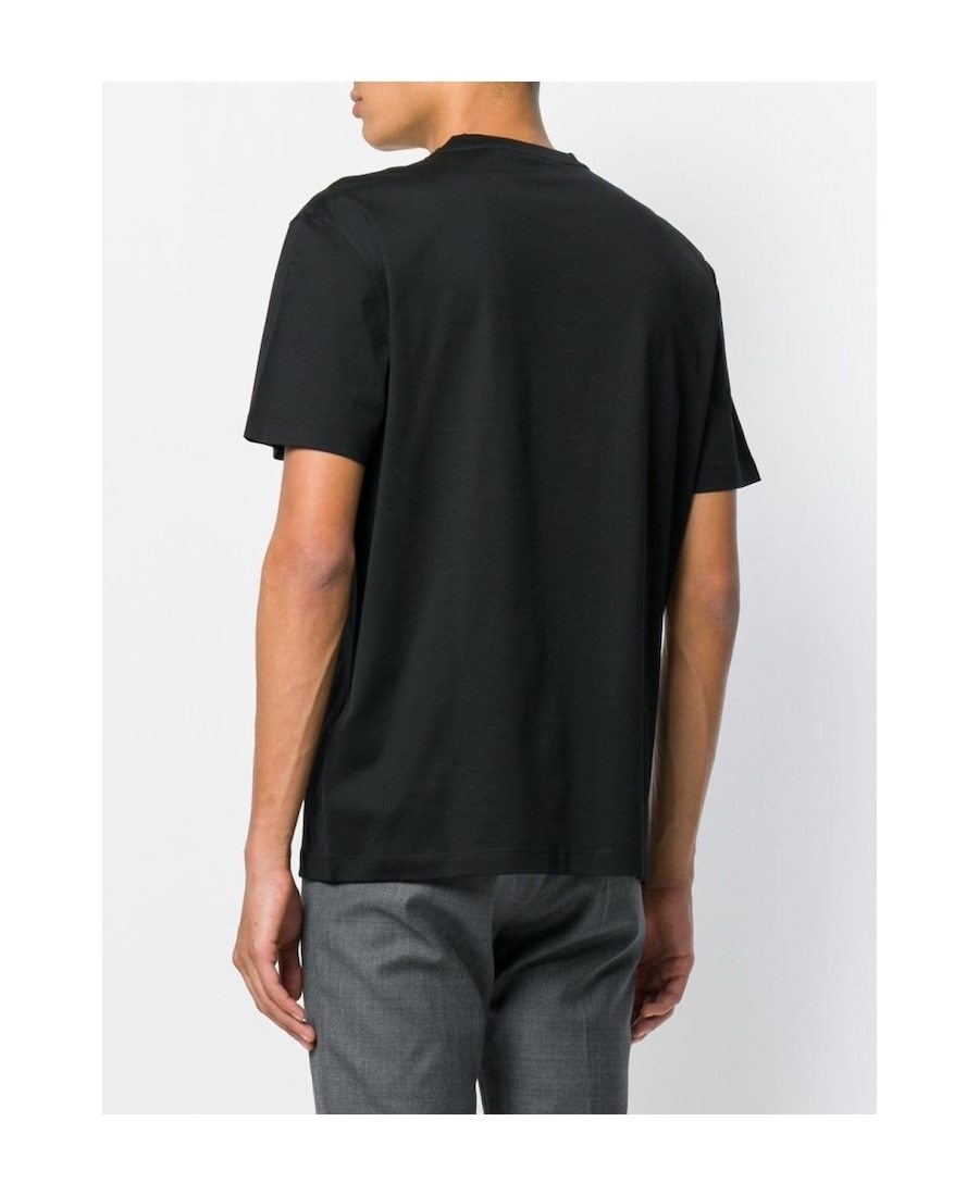 Shop Versace Medusa Print T-shirt In Black