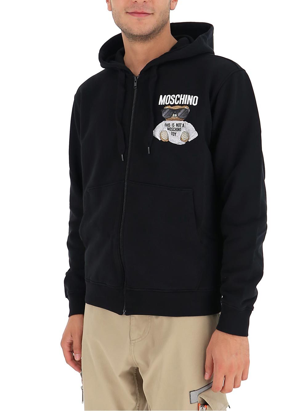 Moschino Graphic Print Sweatshirt In Black