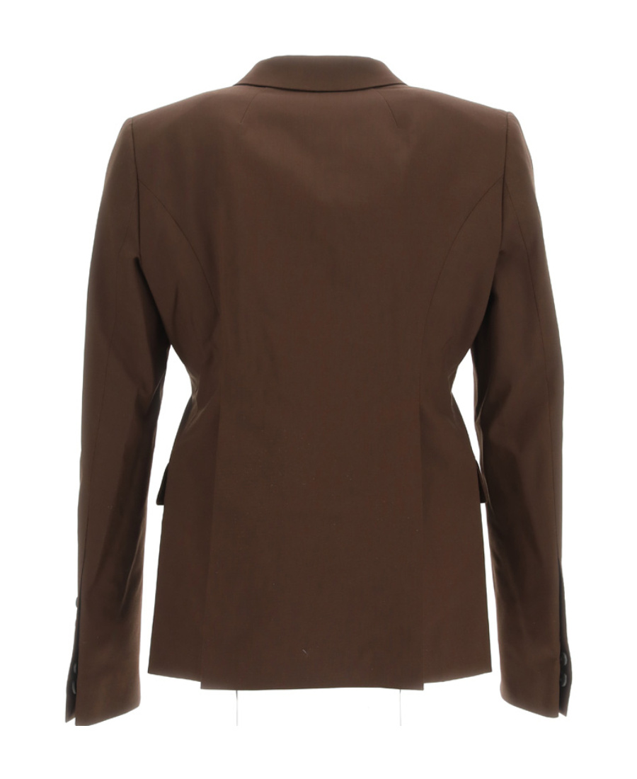 Rick Owens Single-breasted Tailored Blazer In Green