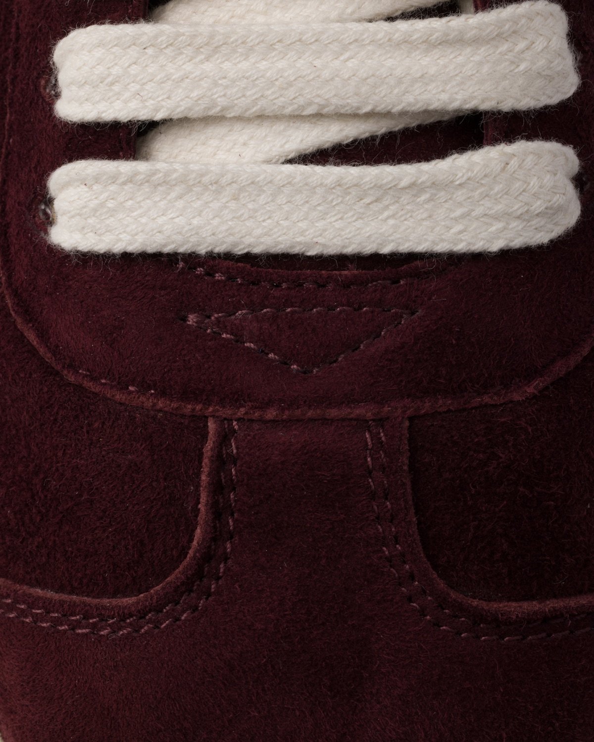 Shop Prada Suede Sneakers In Burgundy