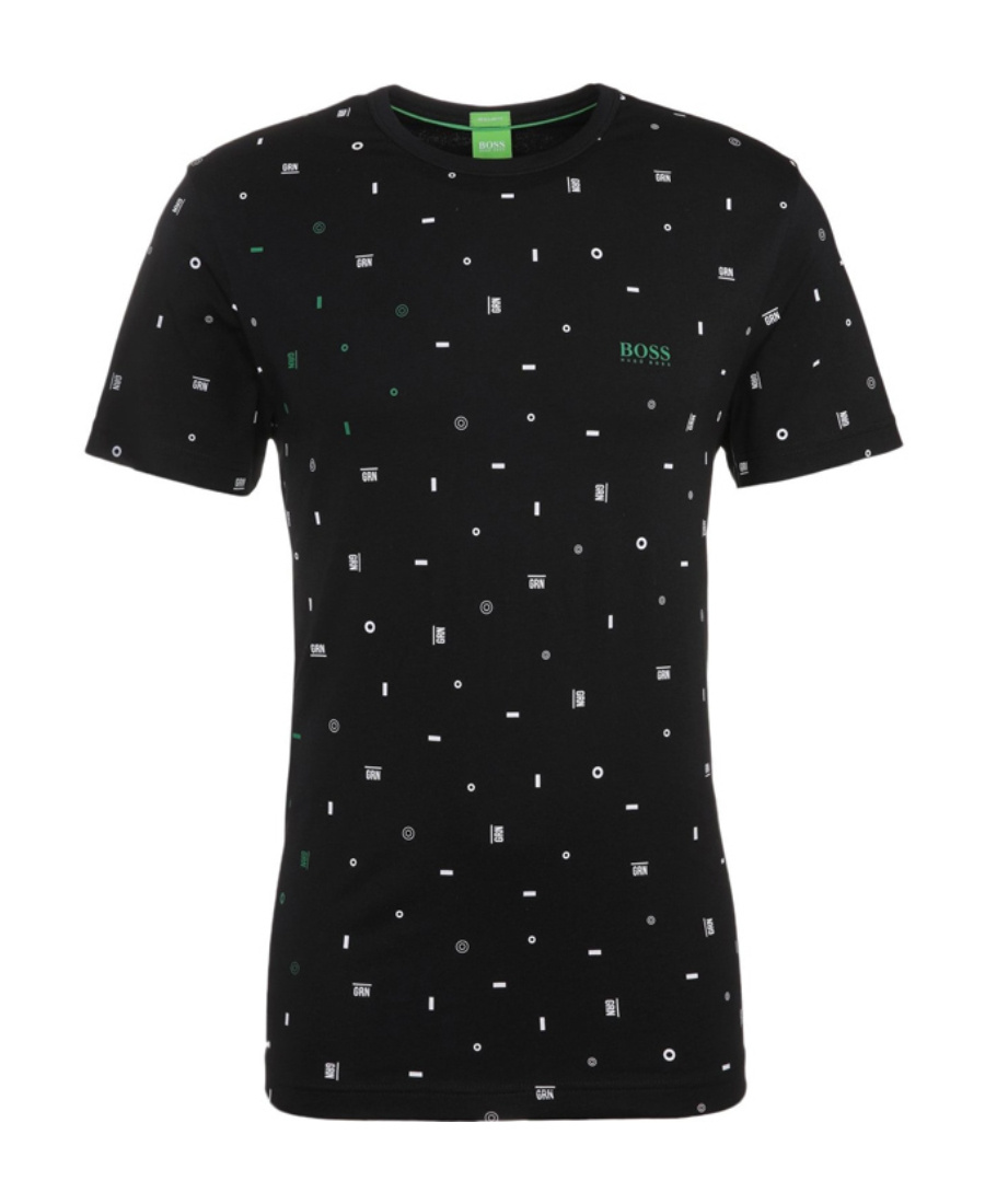 Hugo Boss Logo Details T-shirt In Black