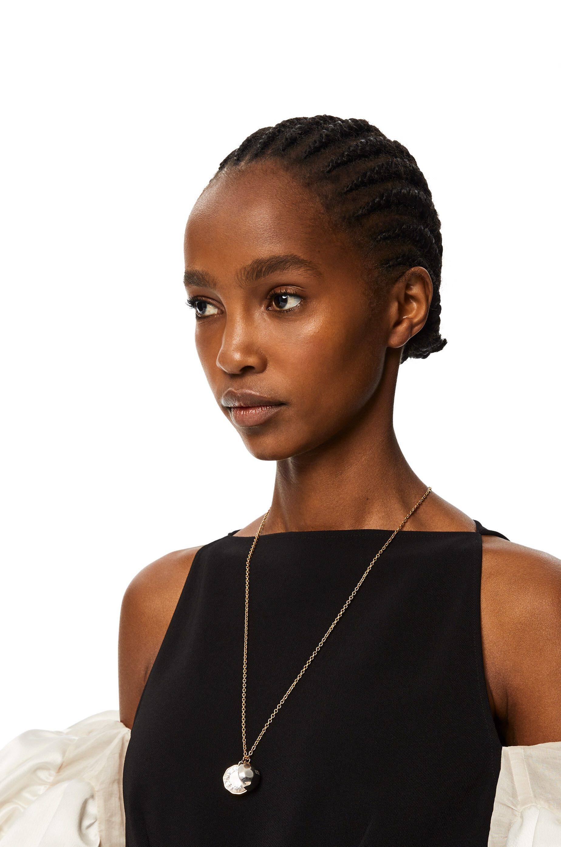 Loewe Crystal Ball Necklace In Yellow