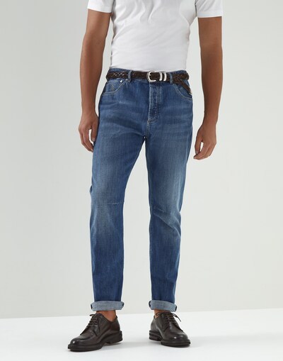 Brunello Cucinelli Shorts - Denim In White