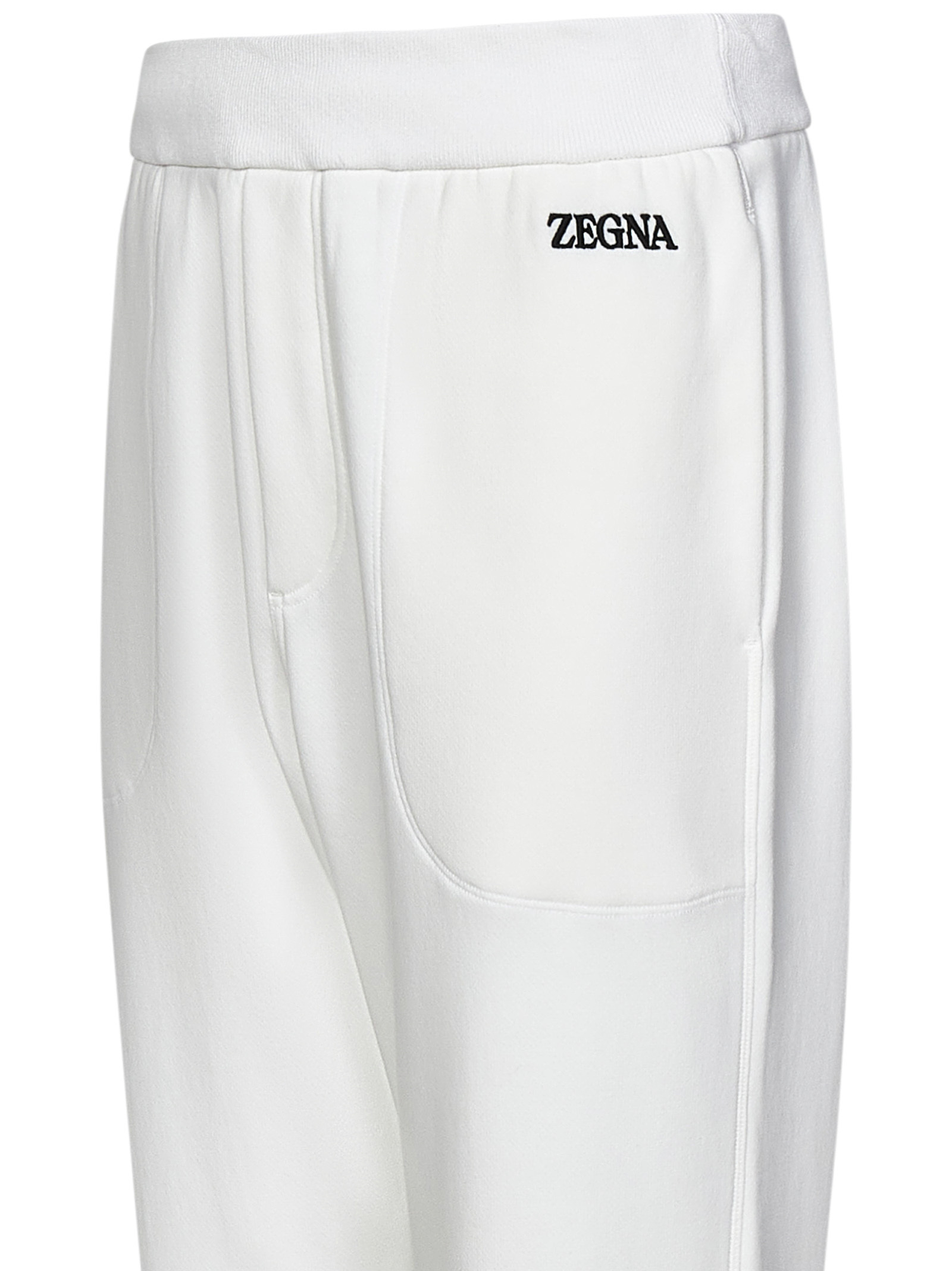 ZEGNA Z ZEGNA LOGO EMBROIDERED TRACK TROUSERS