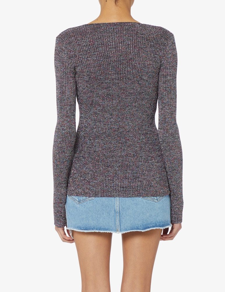 Gcds Long-sleeved Sweater In Multicolor