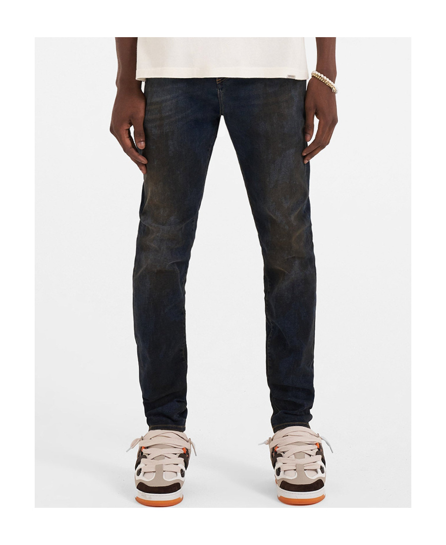 Represent Faded-effect Skinny Jeans In Black