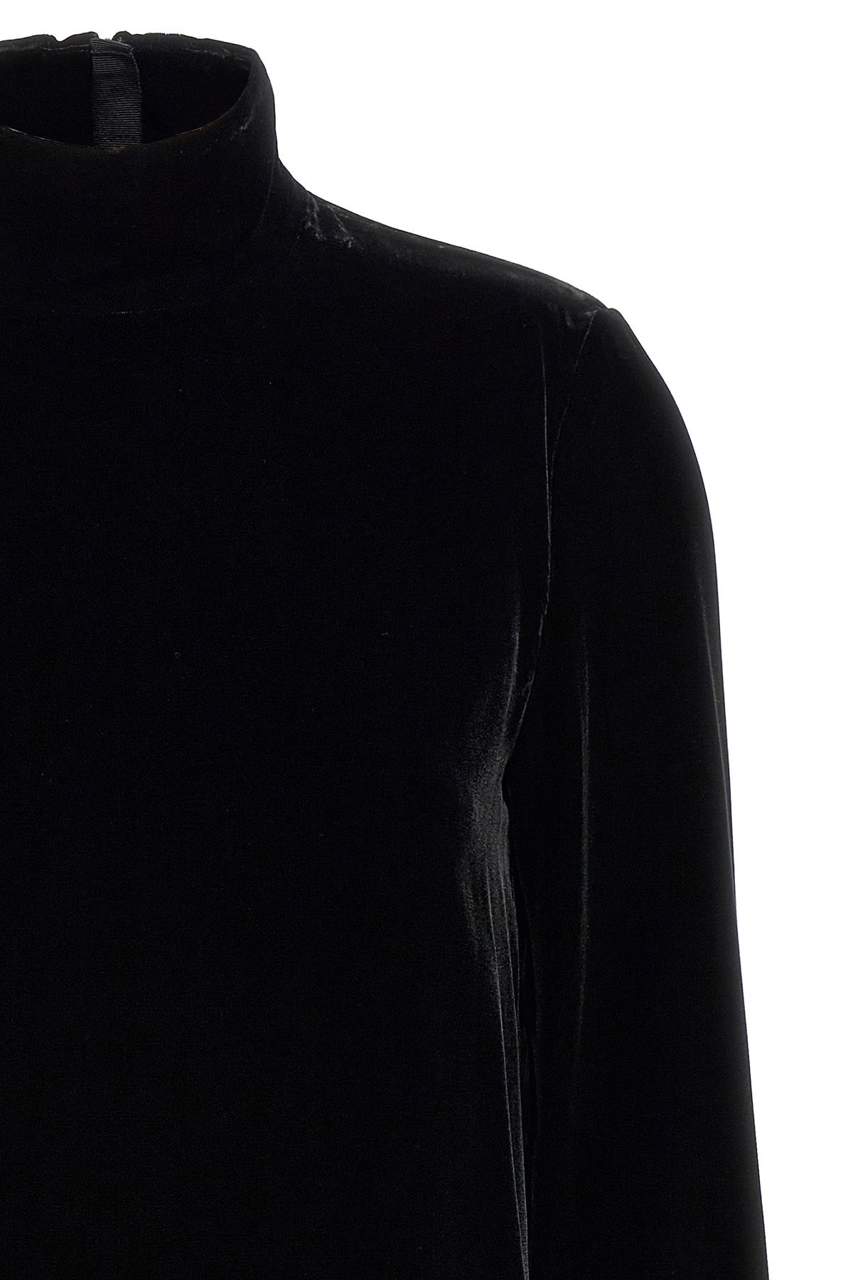 Max Mara Velvet Osso In Black