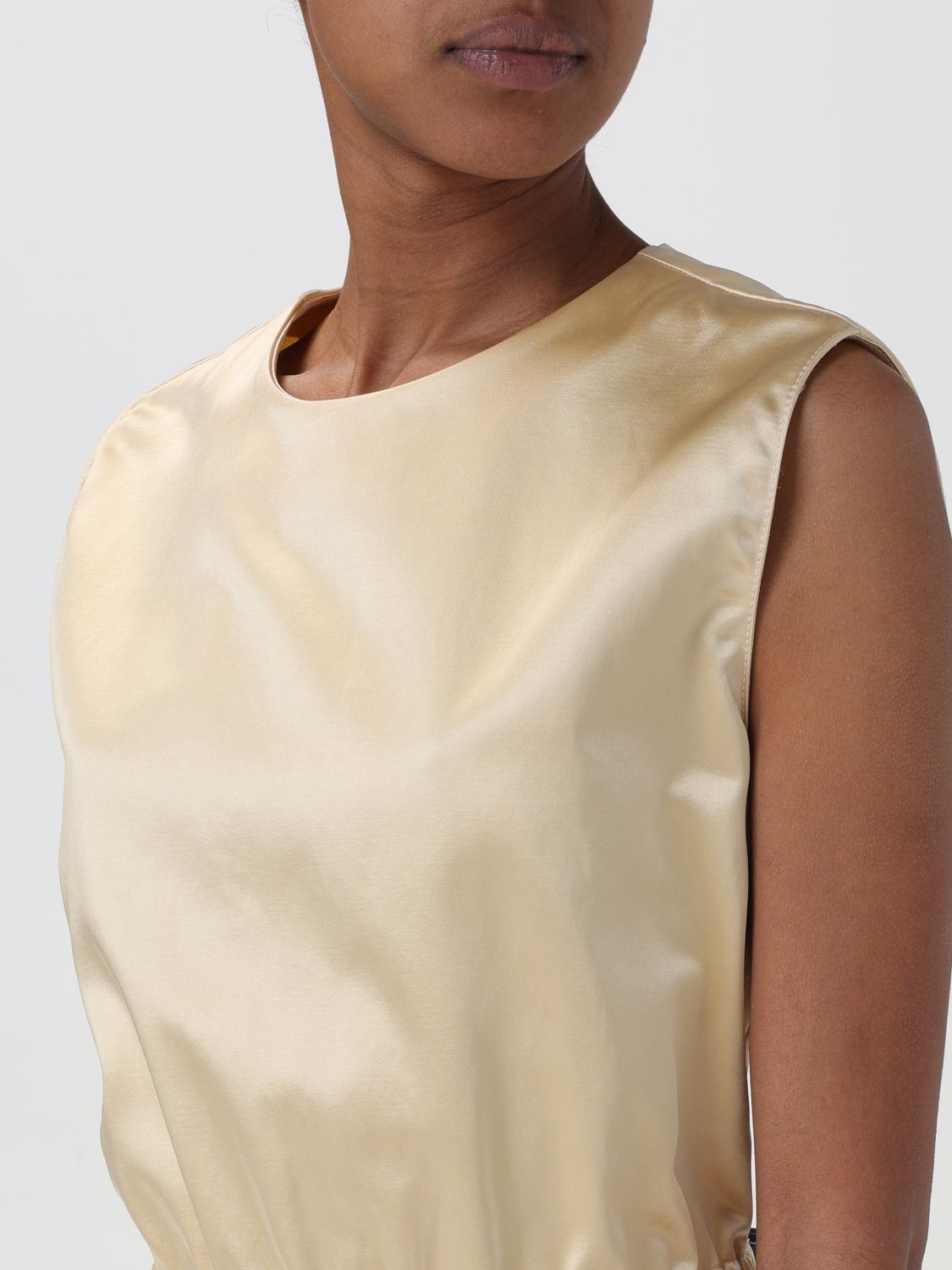 Fabiana Filippi Dress Woman Color Yellow In White