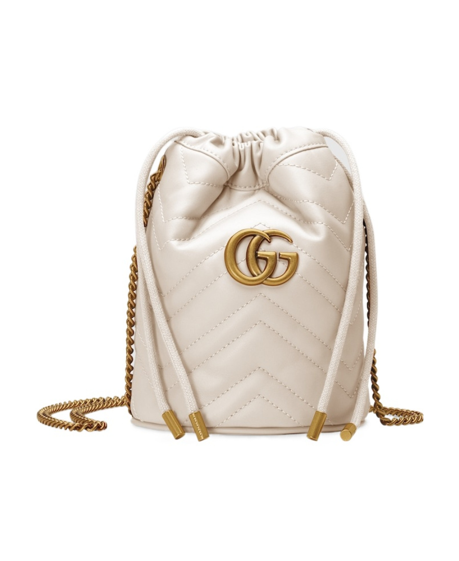 Gucci Gg Marmont Mini-bucket Bag In Pink