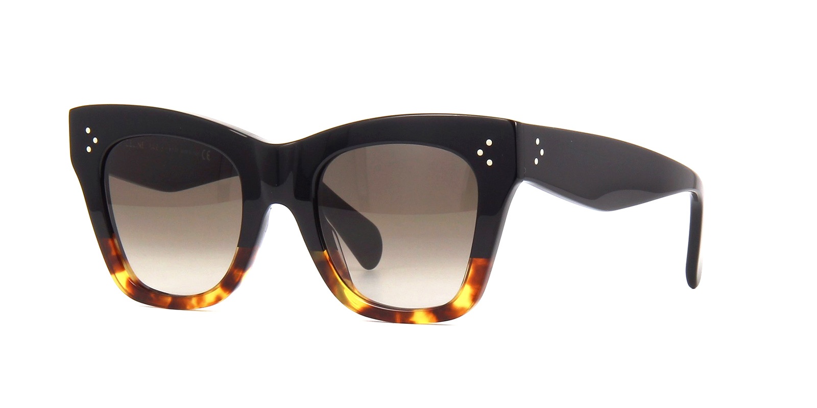 Celine Cat's Eye Frame Sunglasses In Brown