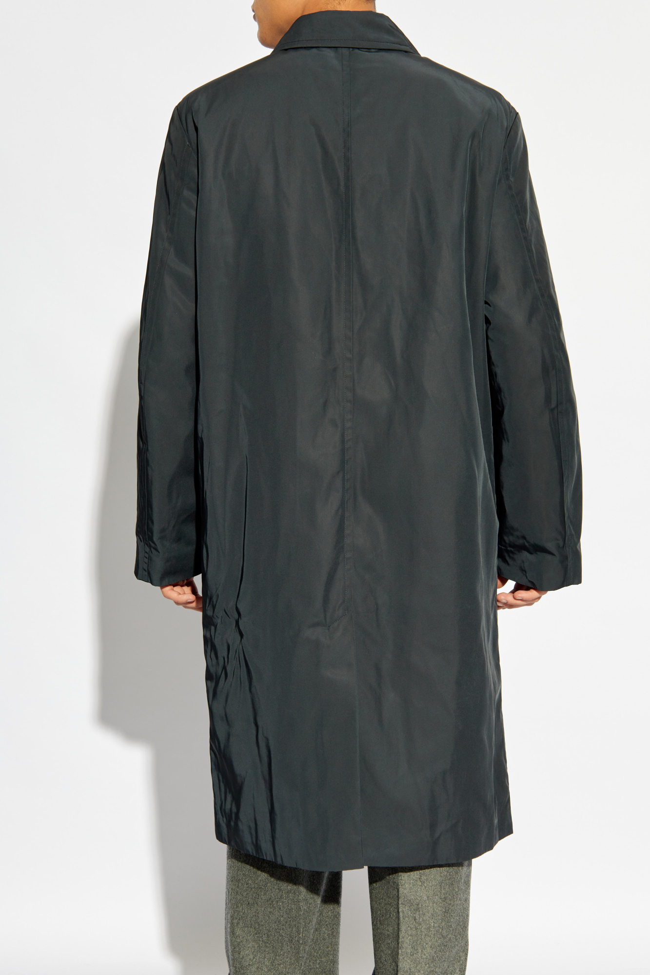 Dries Van Noten Long-sleeved Windbreaker In Black