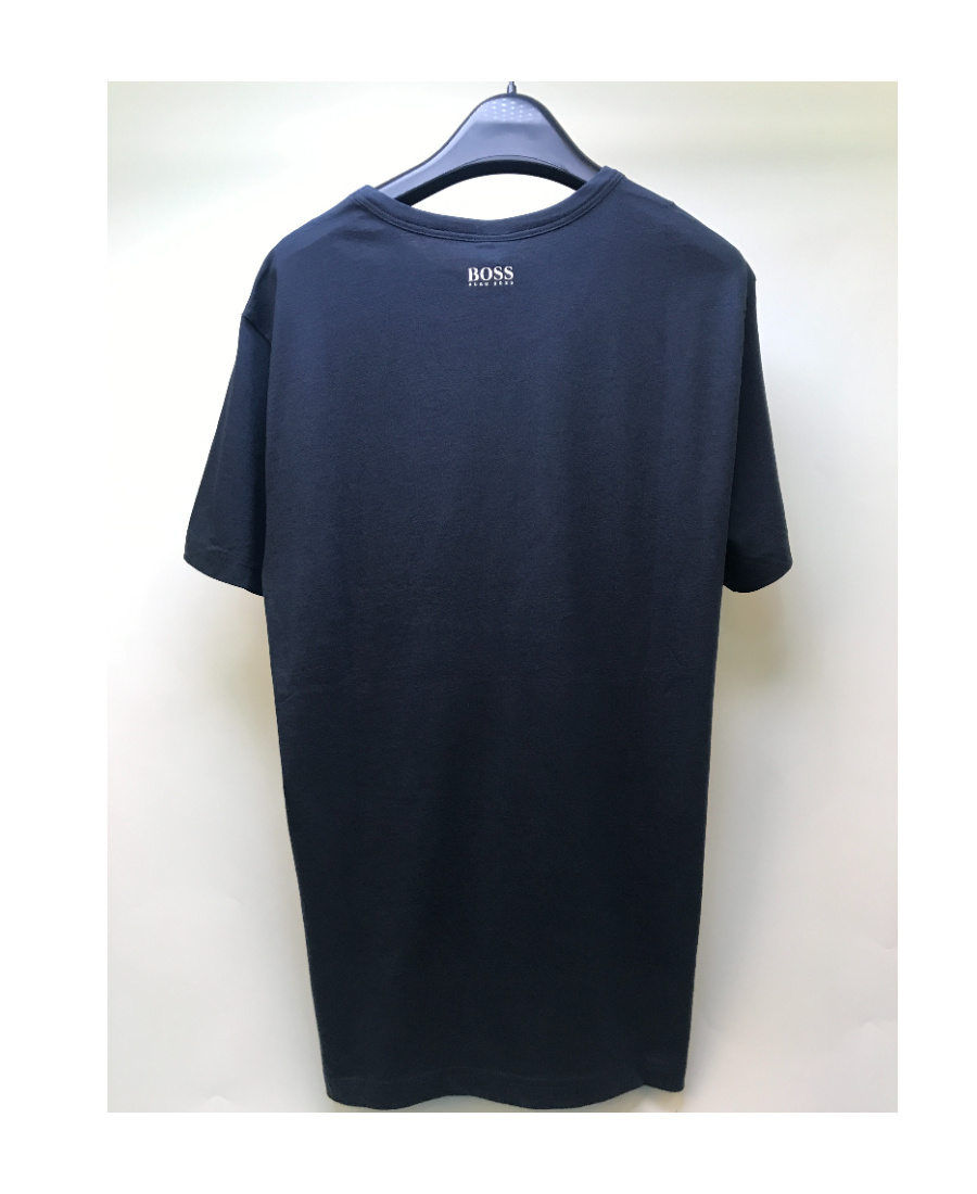 Hugo Boss Logo Round-necked T-shirt In Black