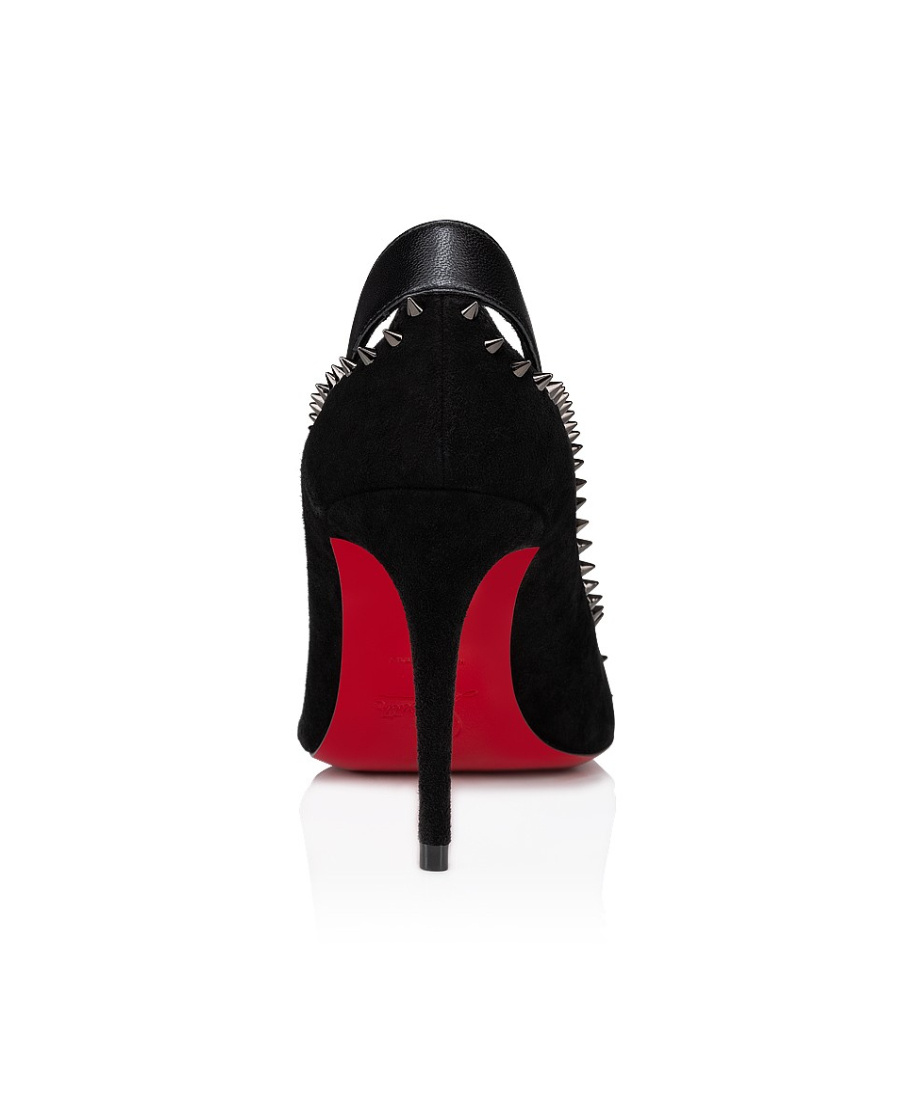 Christian Louboutin Stud Detailed Pointed Toe Pumps In Black