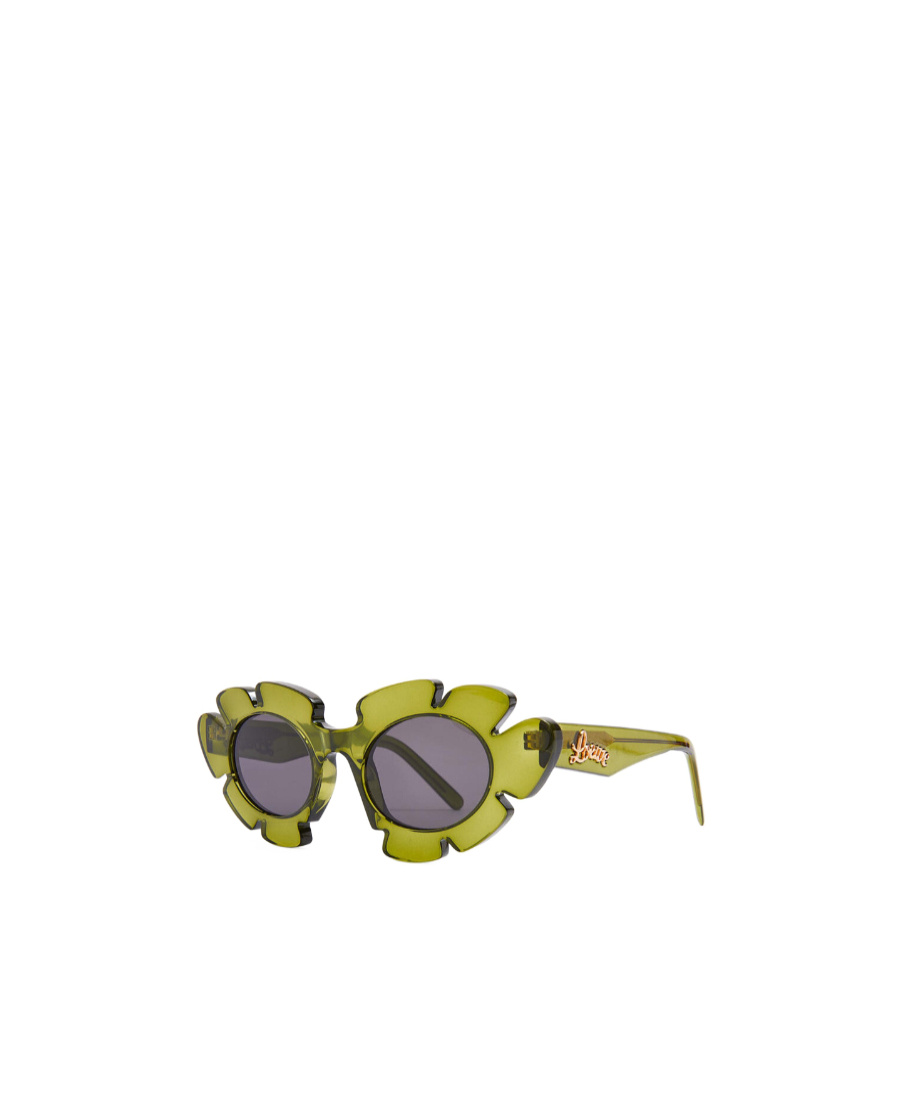 Loewe Logo Logo Sunglasses In Multicolor