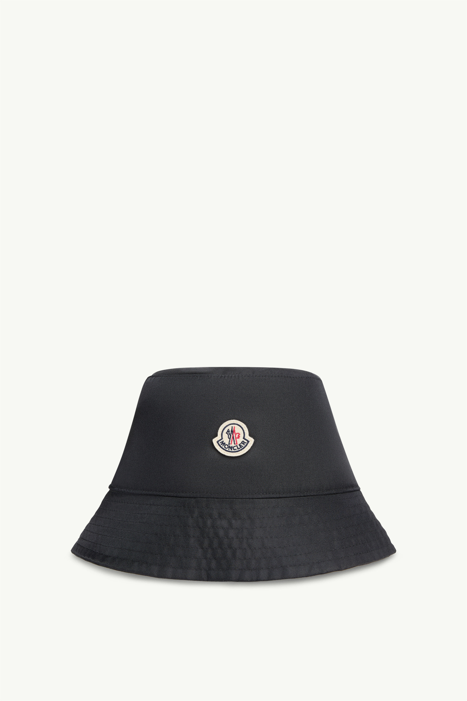 Moncler Checked Pattern Reversible Bucket Hat Design In Blue