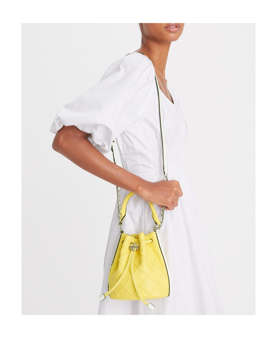TORY BURCH CALF LEATHER BUCKET BAG