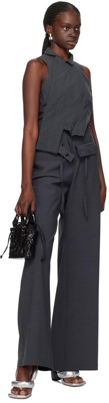 Ottolinger Asymmetrically Designed Vest In Black