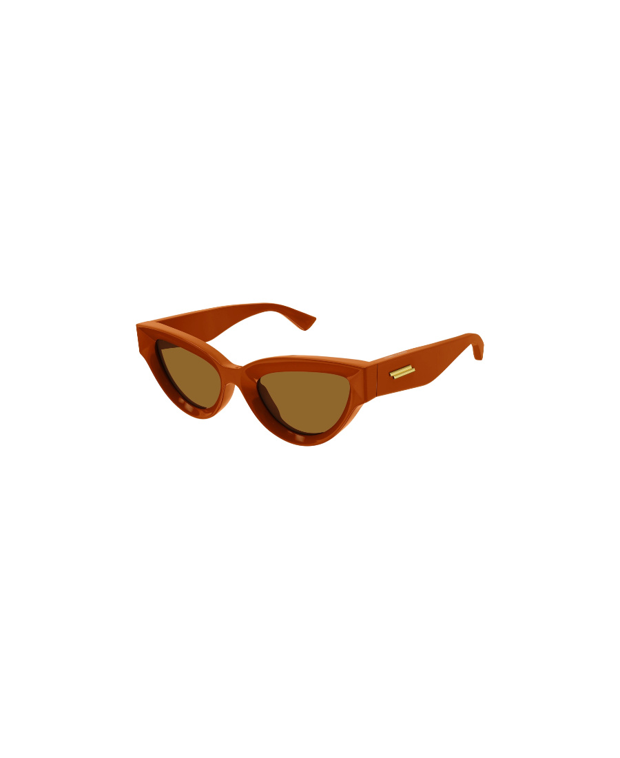 Bottega Veneta Womens Orange 6j000413 Bv1249s Cat Eye-frame Injected Sunglasses In Brown