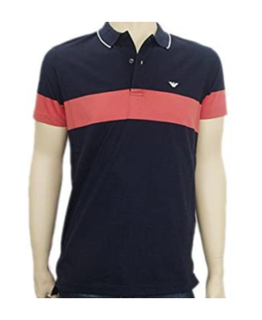 EMPORIO ARMANI LOGO DETAILS POLO SHIRT