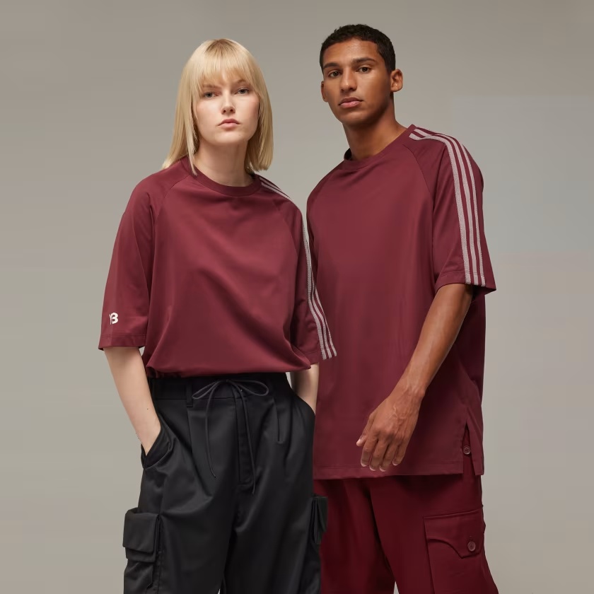 Y-3 3-stripes T-shirt In Red