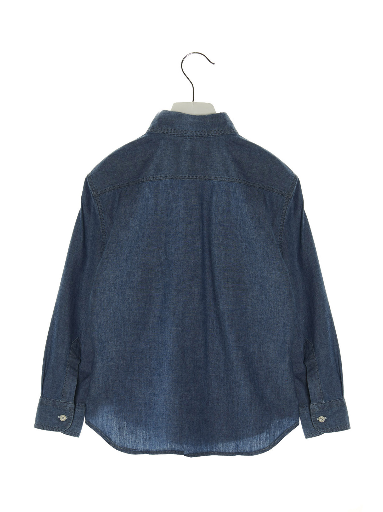 Aspesi Long-sleeve Buttoned Cotton Shirt In Gray